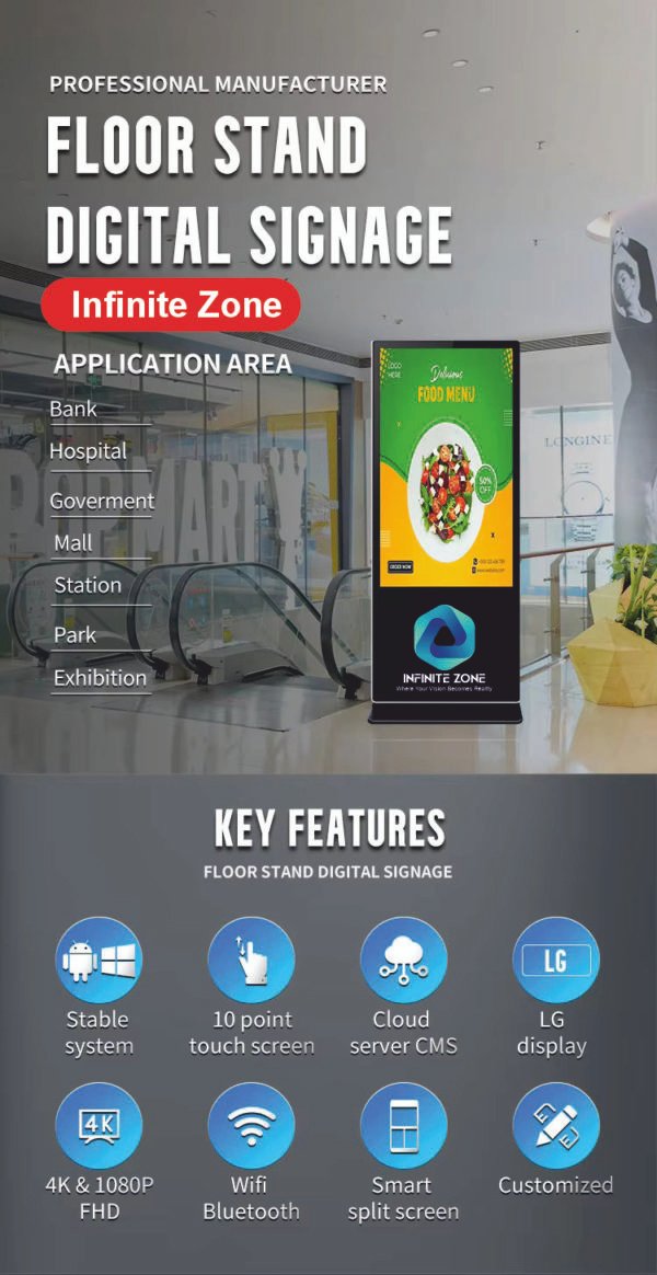 Infinite Zone Touch Kiosk Vertical - Image 2
